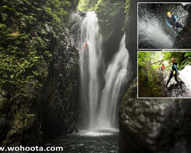 Conquer Several Nature Obstacles in Canyoning Bali Adventure