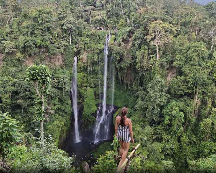 Magical and Hidden Waterfall in Singaraja Bali