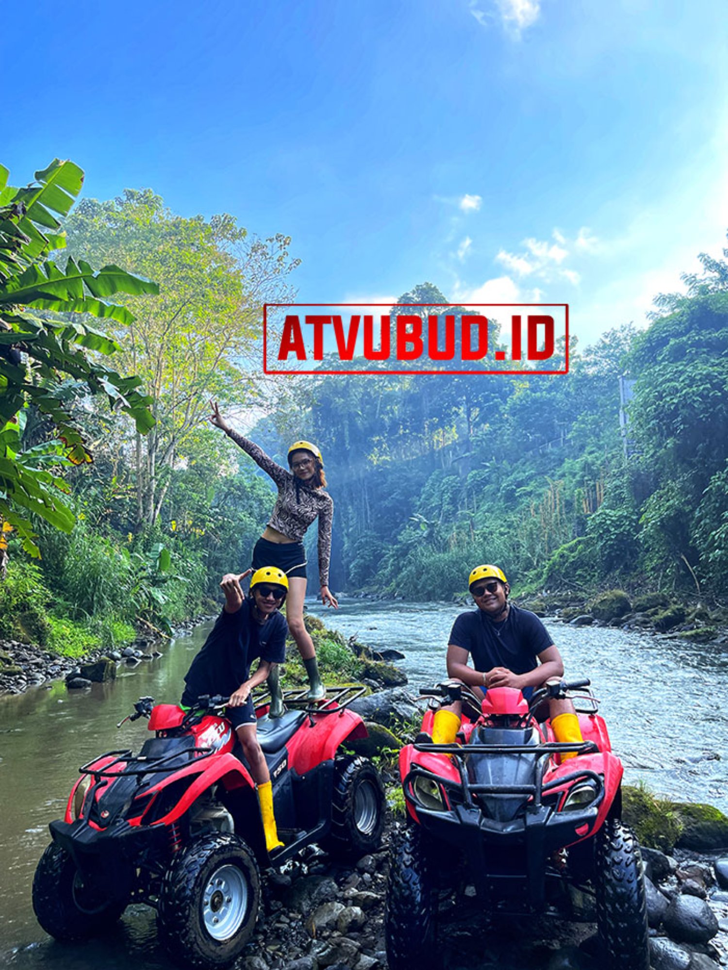Bali Single Quad Bike and Rafting Tour
