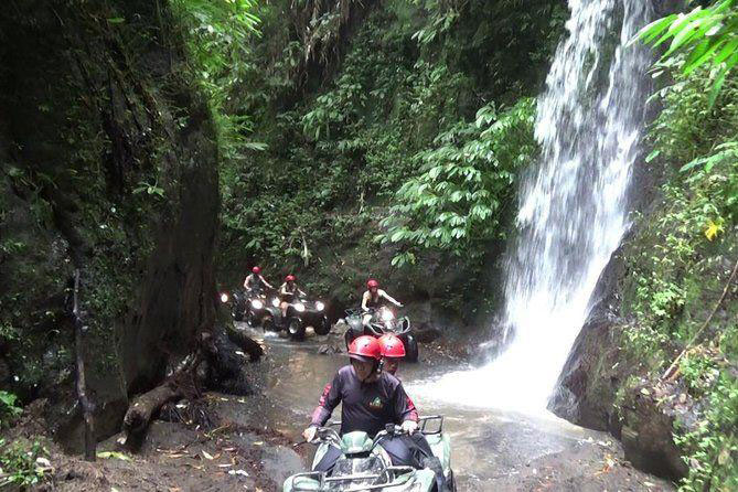 The Challenging Quad Bike Adventure in Bali Waterfall (Detail)