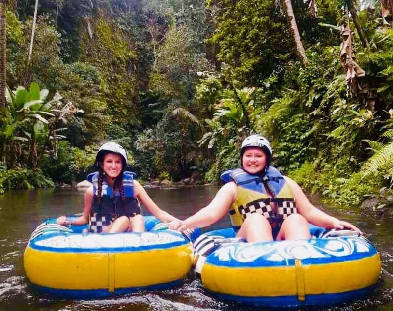 River Tubing in Bali Wilderness