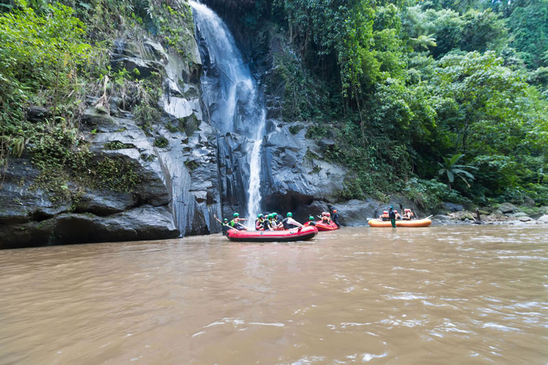 Waterfall at Ayung River Spot